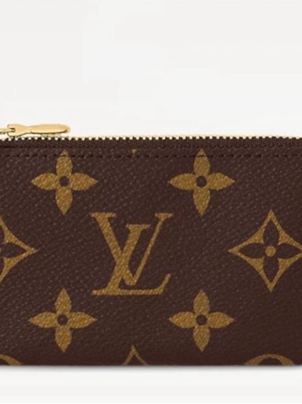Louis Vuitton Monogram Key Card Holder in Brown and Gold - Picture 3 of 4